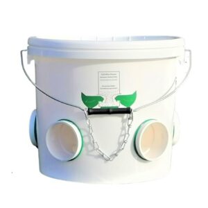 Mangeoire Automatique suspendue pour poulets 18l/12kg (5 ports)